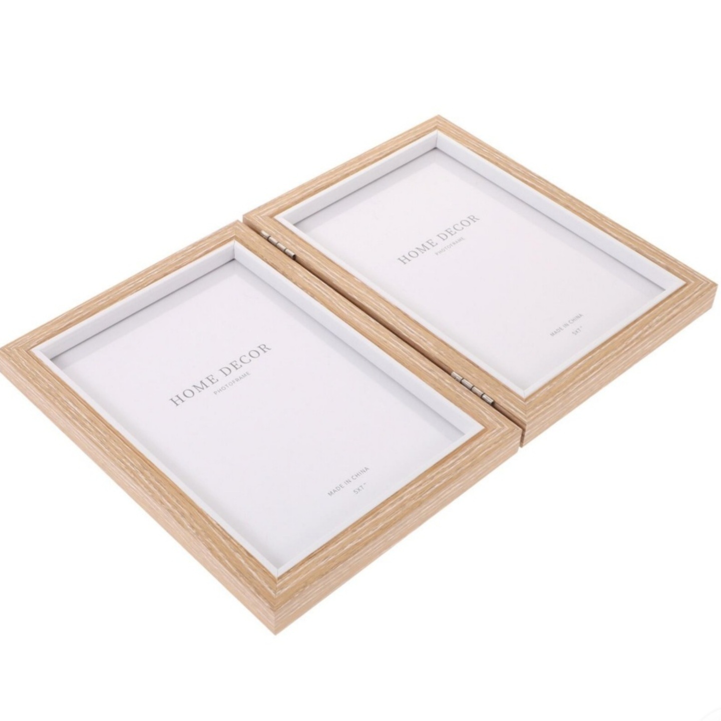 Pinewood Folding Photo Frame