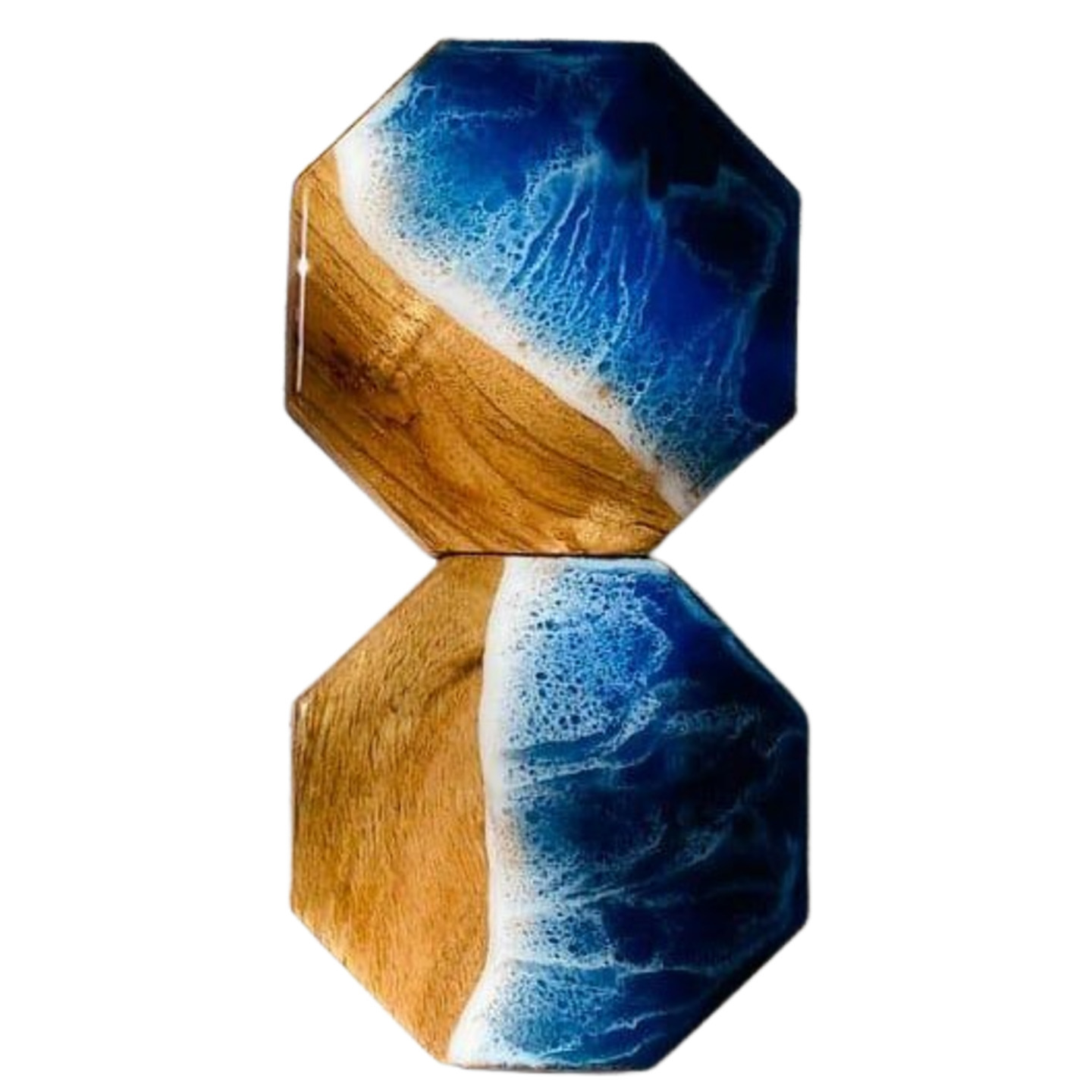 Hexagonal Wooden Coaster