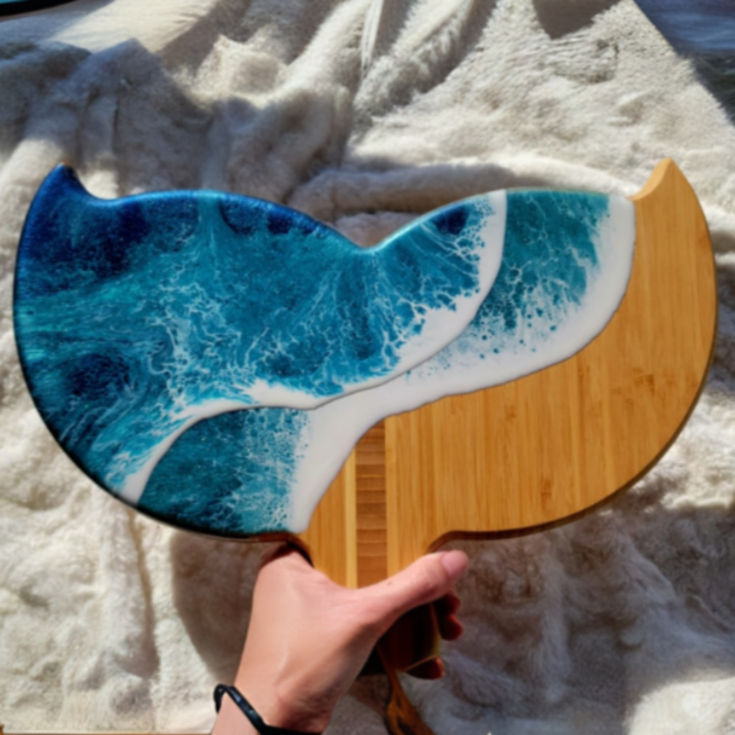 Whale Tail Charcuterie/ Cutting Board/ Platter
