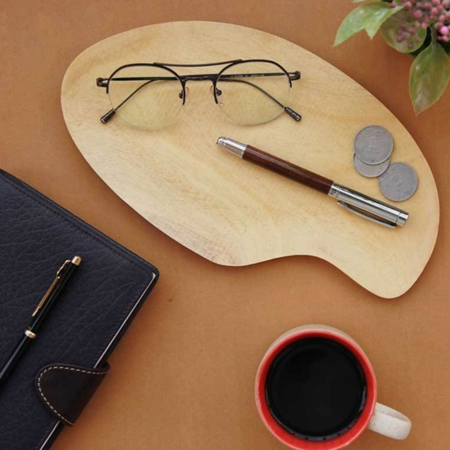 Wooden Desk Platter