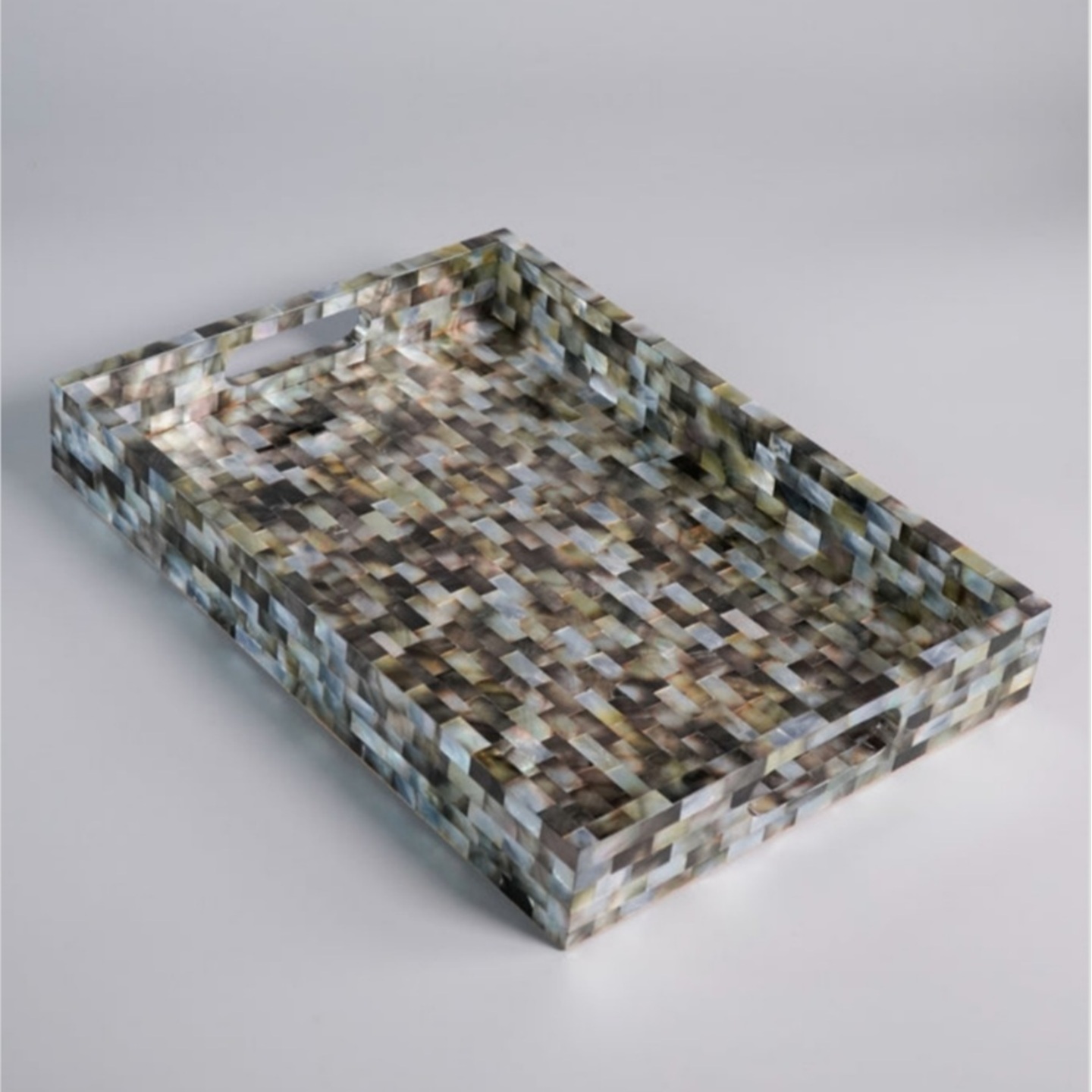Black MOP Inlay Tray