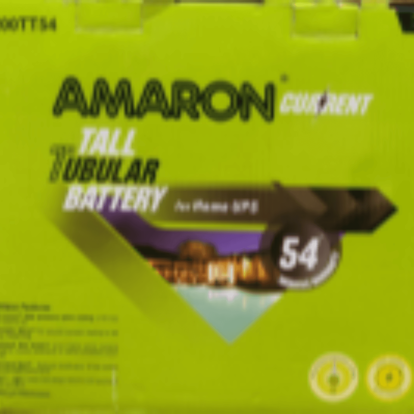 Amaron Tall Tubular - AR200TT54200ah Battery