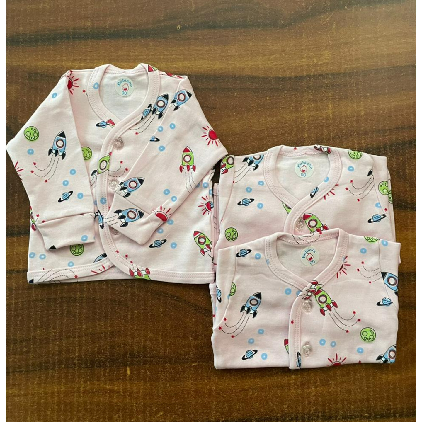 Babiano Full Sleeves Set Rs 430 Only Pre Mature Size Newborn Premie PAck of 3