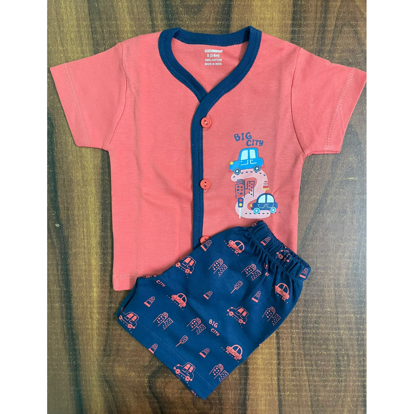 Cucumber Front Open Set Rs 270 Only 0 to 12 Months