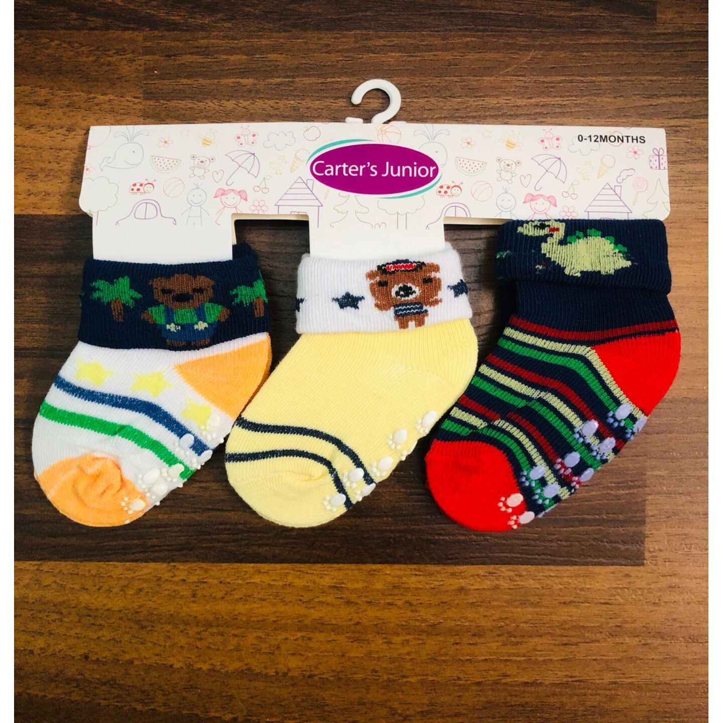 Carter Pack of 3 Socks 6 to 12 Months