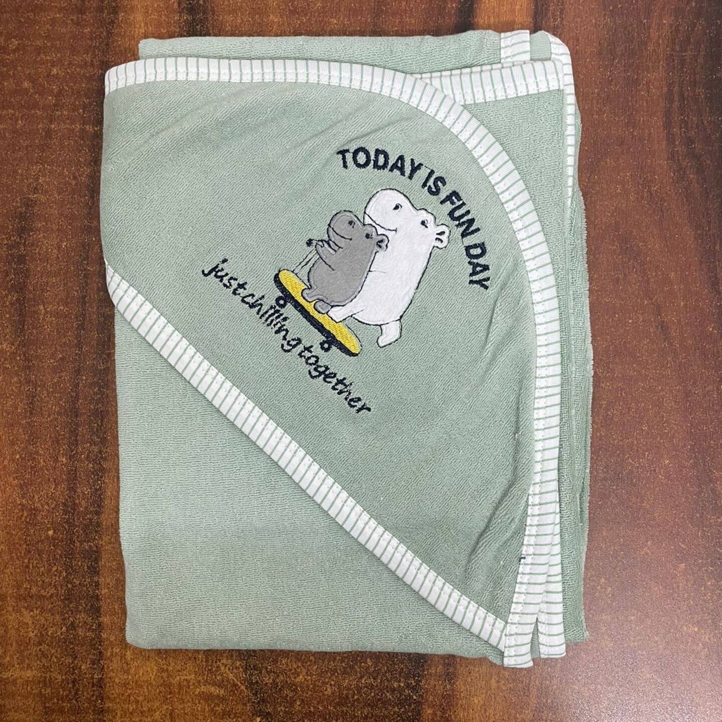 Newborn Infant Kids Cucumber Towel Yellow