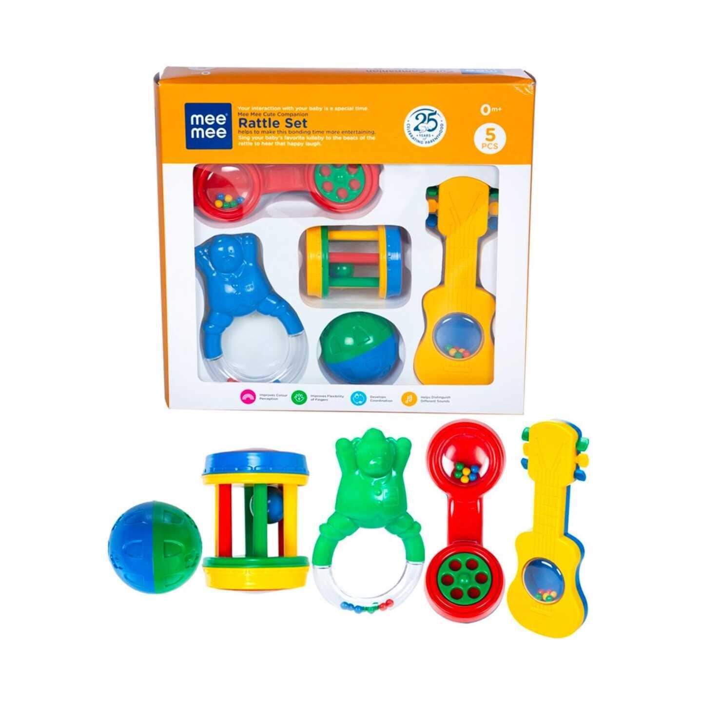 Mee Mee Rattle set Pack of 5