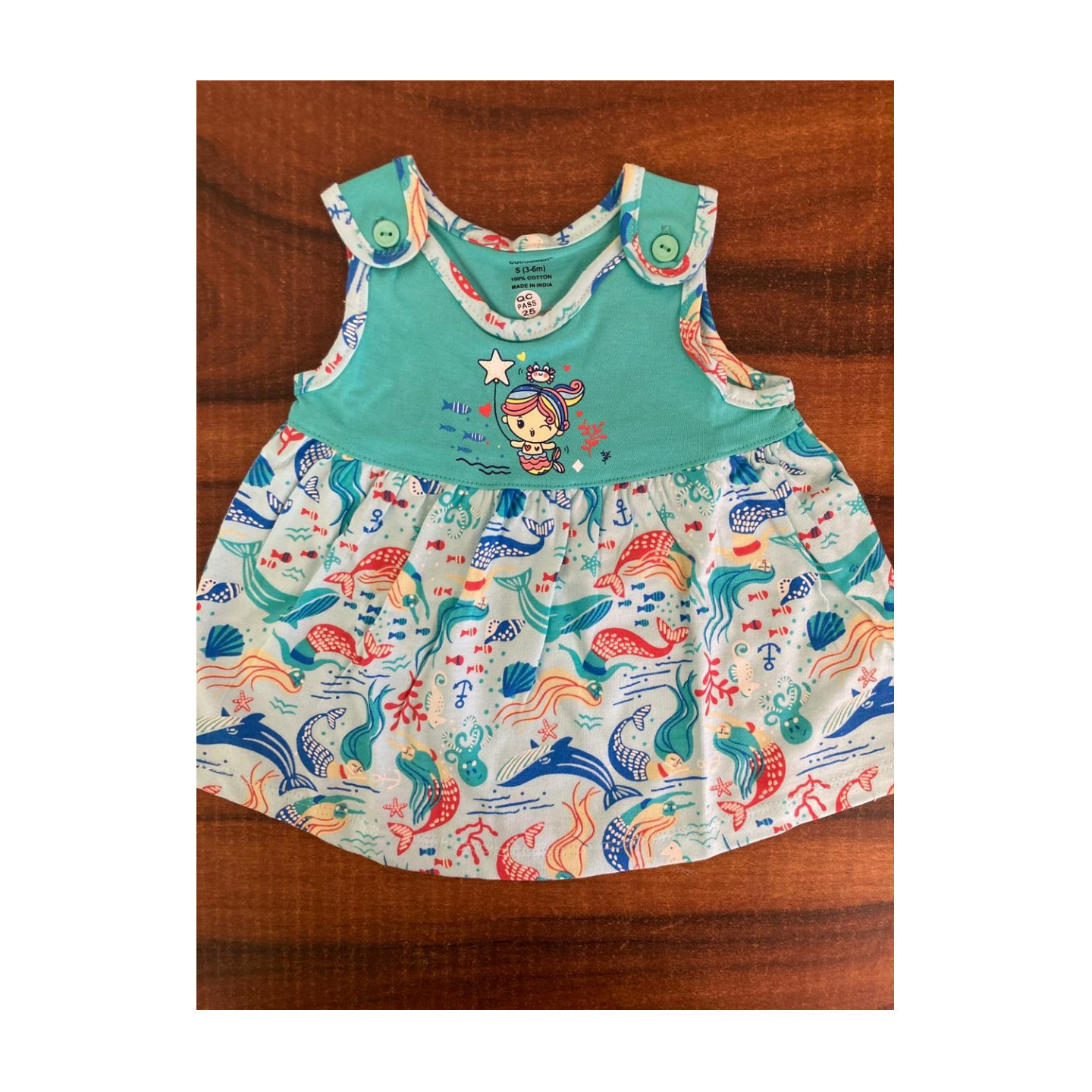 Cucumber Frock Rs 240 only Made In India 0 to 12 Months