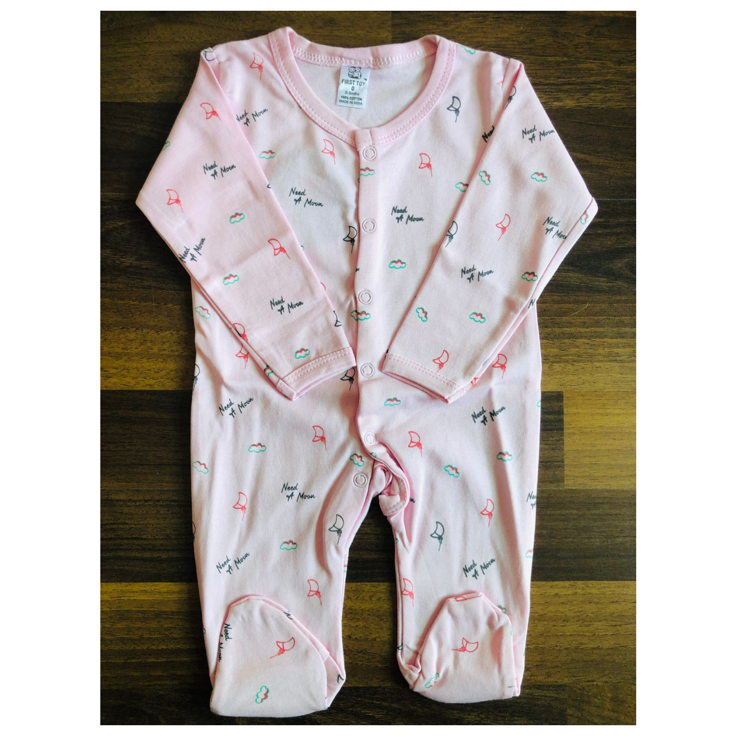 First Toy Baby Rompers Pink 3-6 Months