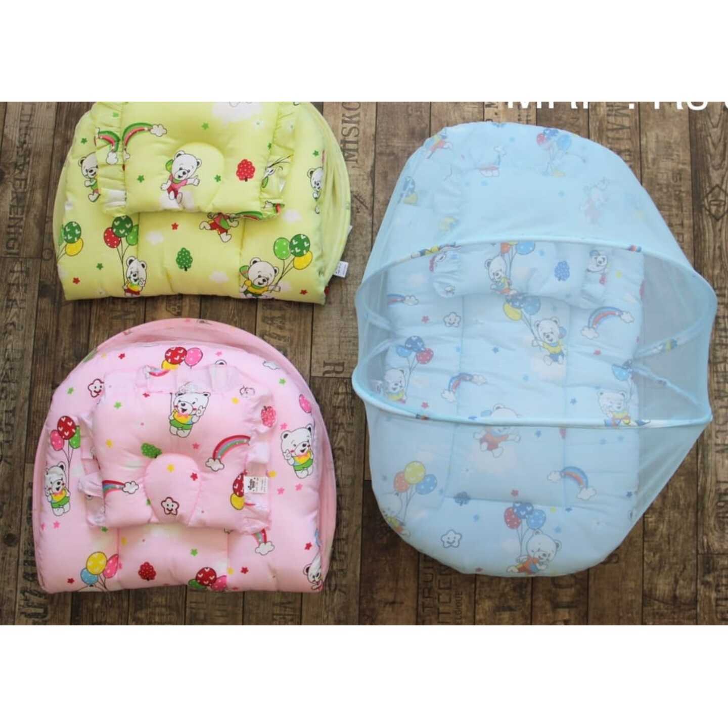 Cradle Togs Newborn Mosquito Net CUM Bedding CUM Pillow
