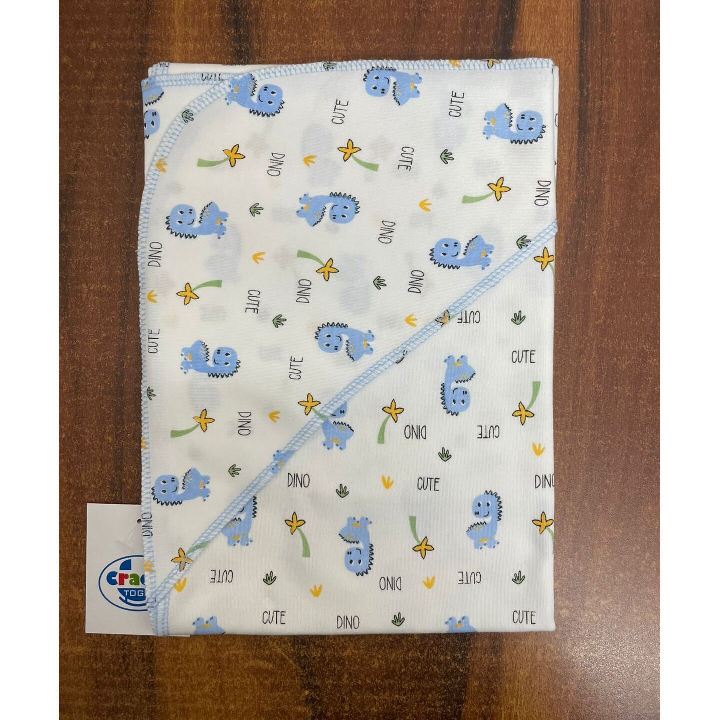 Cradle Togs Wrapping SheetSwaddlerDoharhooded for New Born Babies-1.5 Years 34x30inches Fish