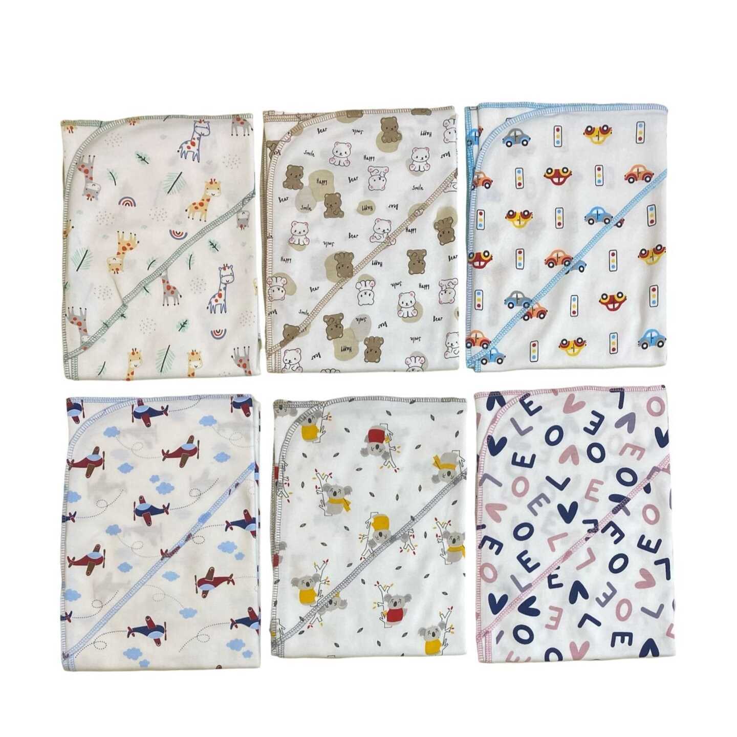 Cradle Togs Newborn Infant Cotton Hosiery Hooded Sheets