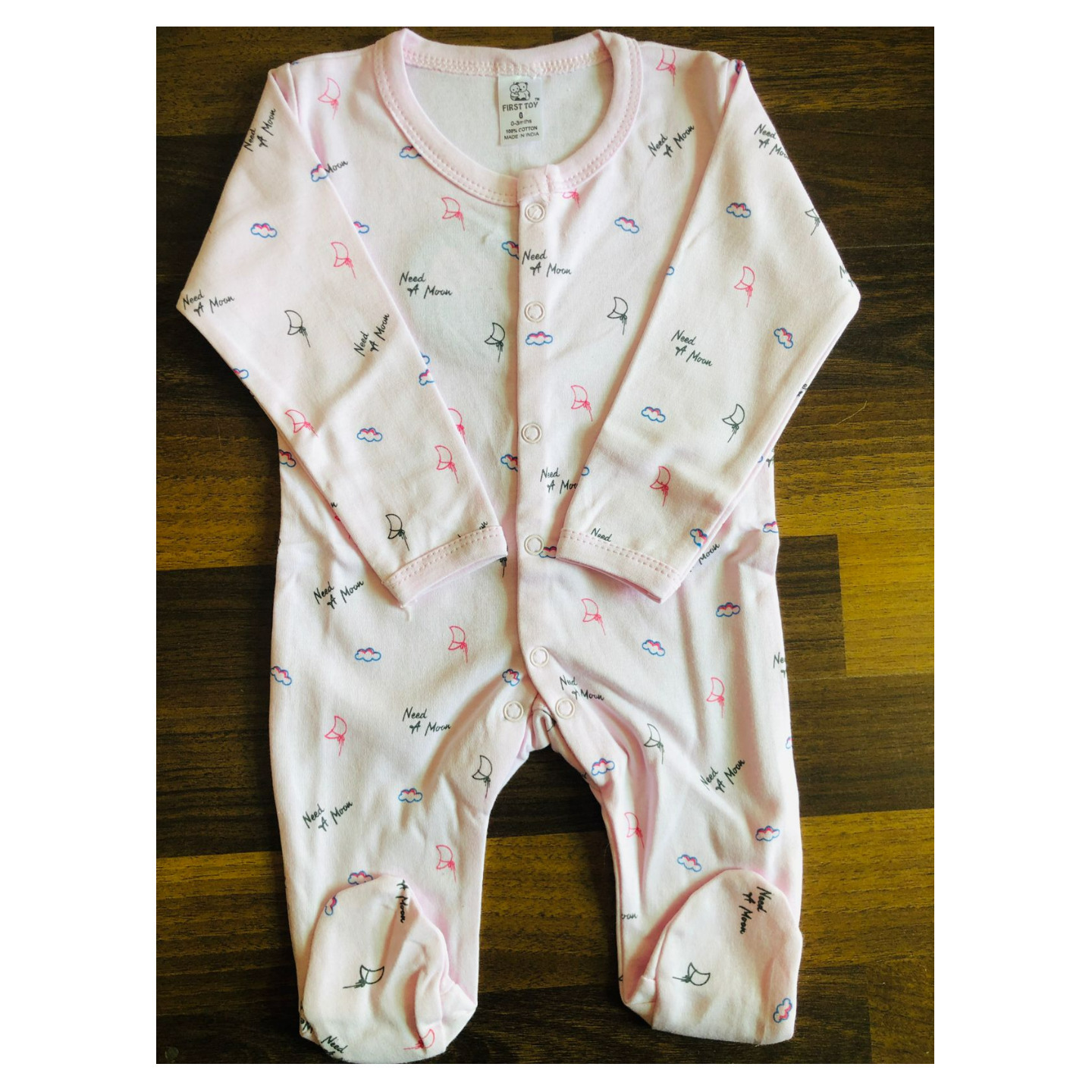 First Toy Baby Rompers Baby Pink 3-6 Months