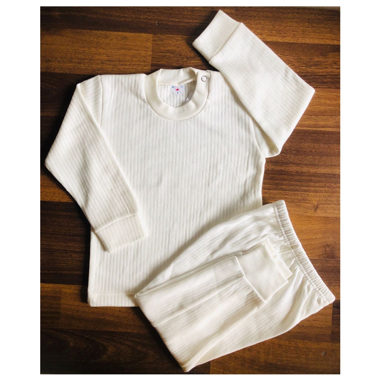 Babiano Thermal Full Sleeves Set 4 to 5 Years White