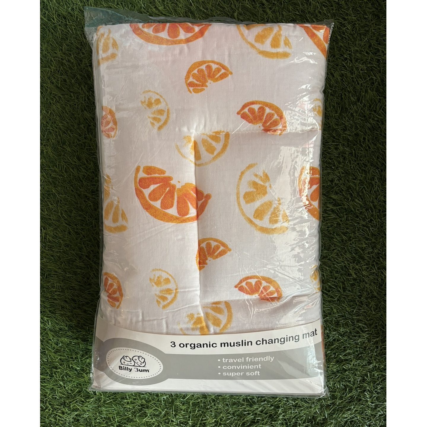 Billy Bum Organic Muslin changing Sheets Pack of 3 