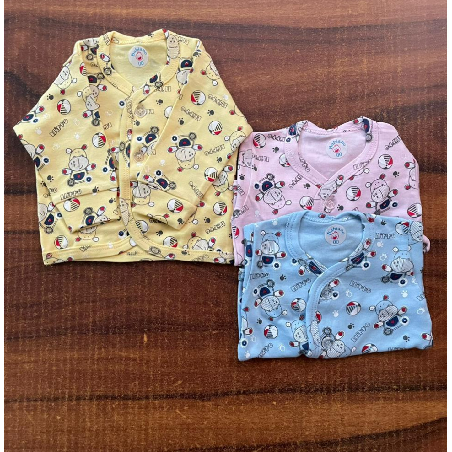 Babiano Full Sleeves Set Rs 495 Only (Pre Mature Size) Newborn Premie Pack of 3