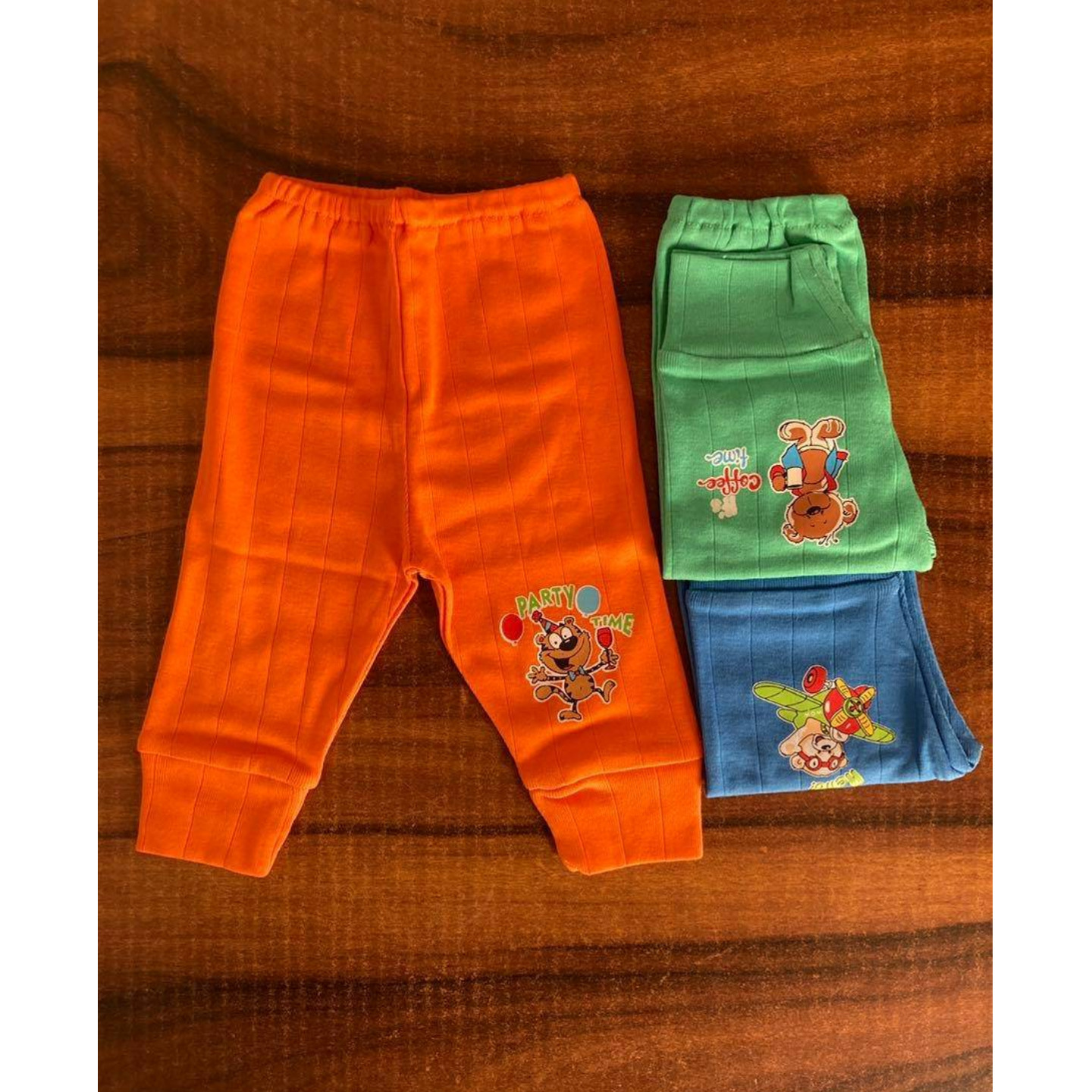 Cucumber Full LowerPajama Pack of 3 Rs 240 Made In India New Born Size