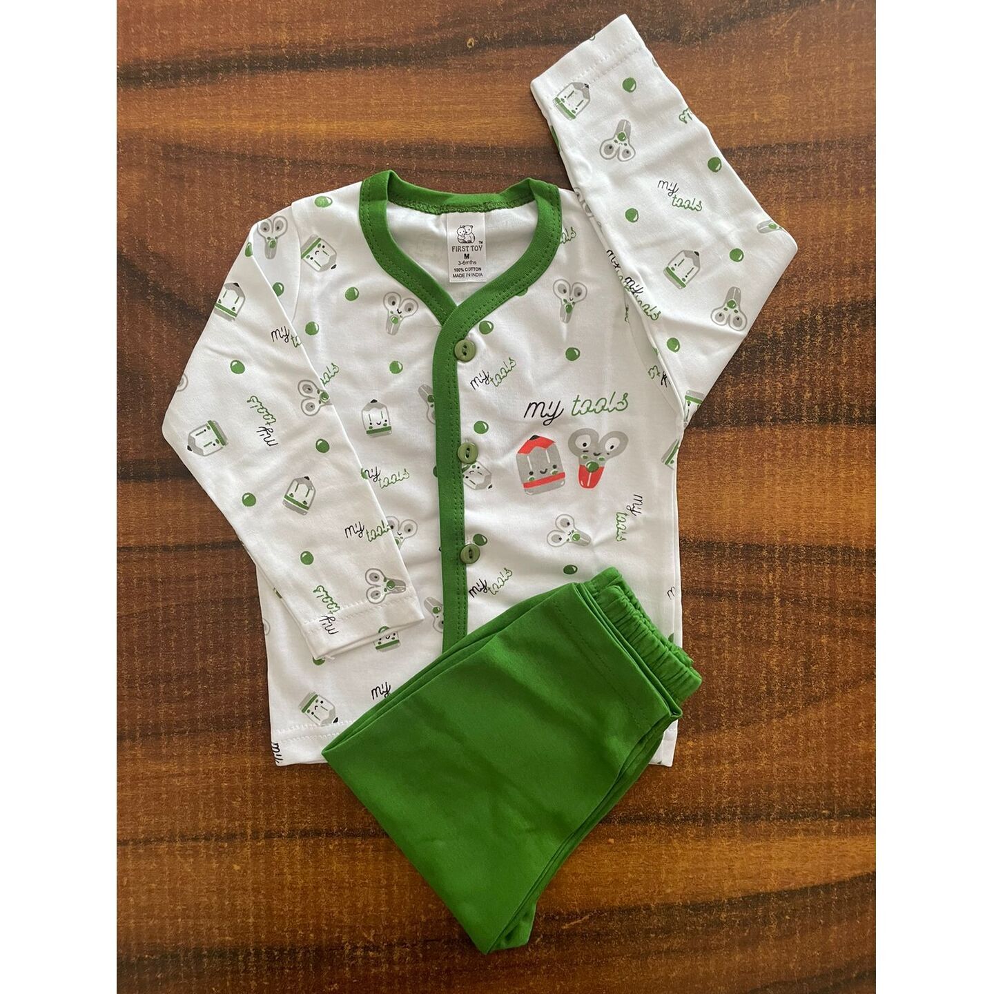 Newborn Infant Kids Firs Toy Full Sleeves Sets/Night Wear