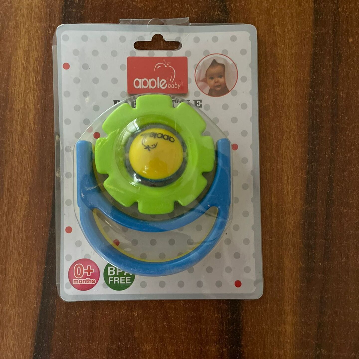 Apple Baby Rattle Set for Newborn babies upto 1 Year (Pack of 1)