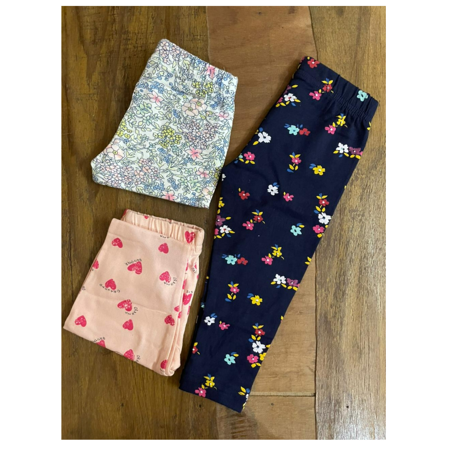 Cucumber Leggings Pack of 3 Rs 450 only Large 12 to 18 Months Size