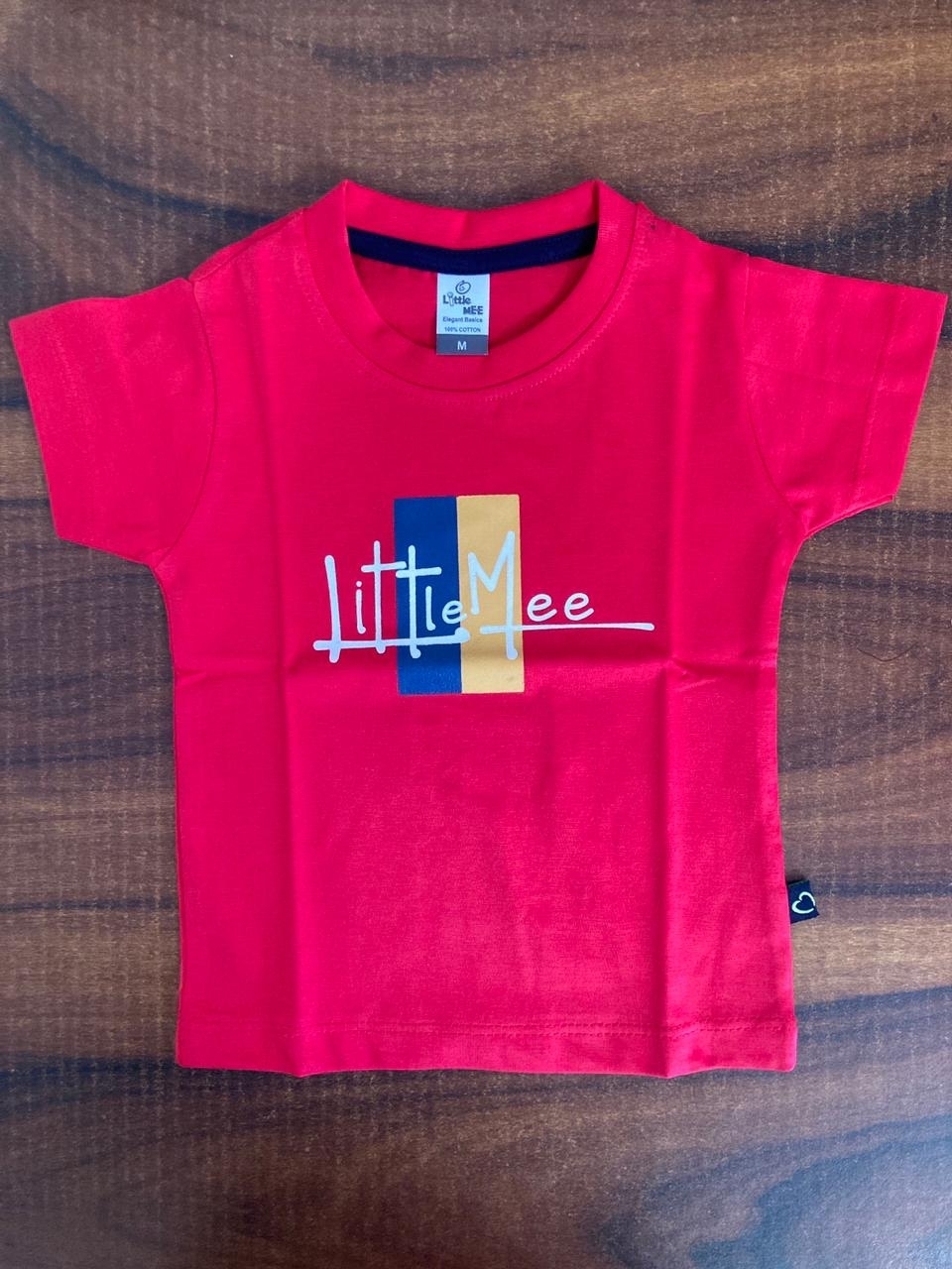 Little Mee Mee Round Neck T-Shirts