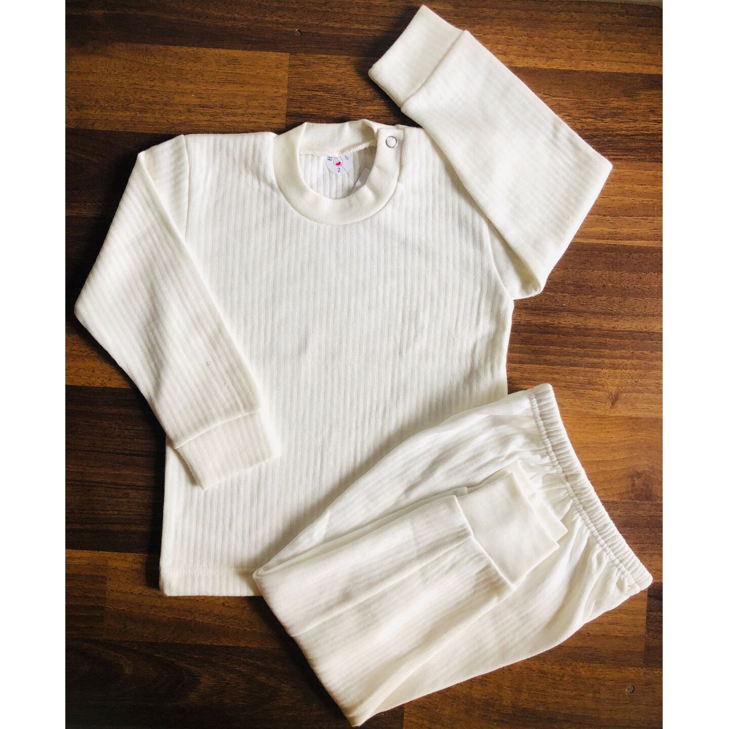 Babiano Thermal Full Sleeves Set 3 to 4 Years White