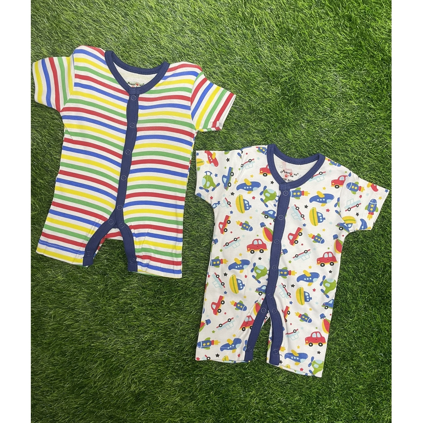 Precious one Romper Pack of 2 Newborn Size