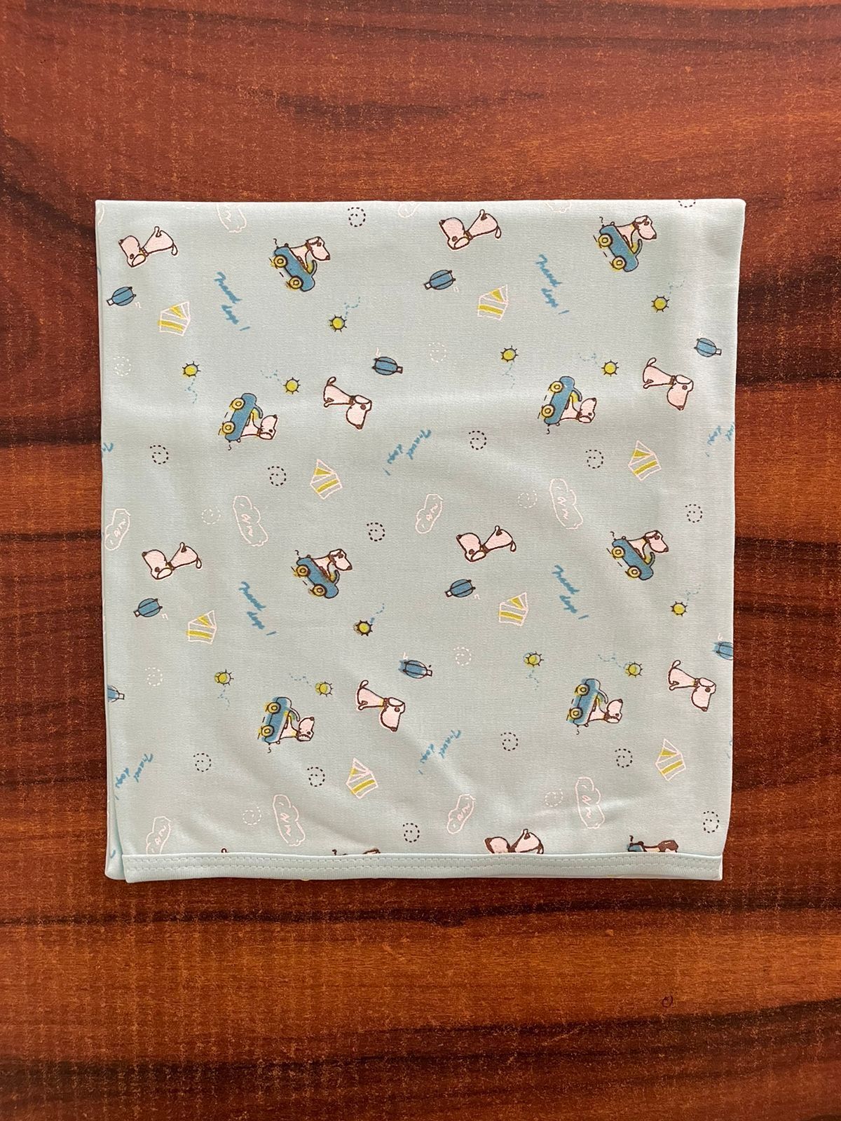 Babiano Wrapping Sheet  Swaddler  Dohar  Without hood  for New Born Babies till 1.5 Years  70 X 70 CM