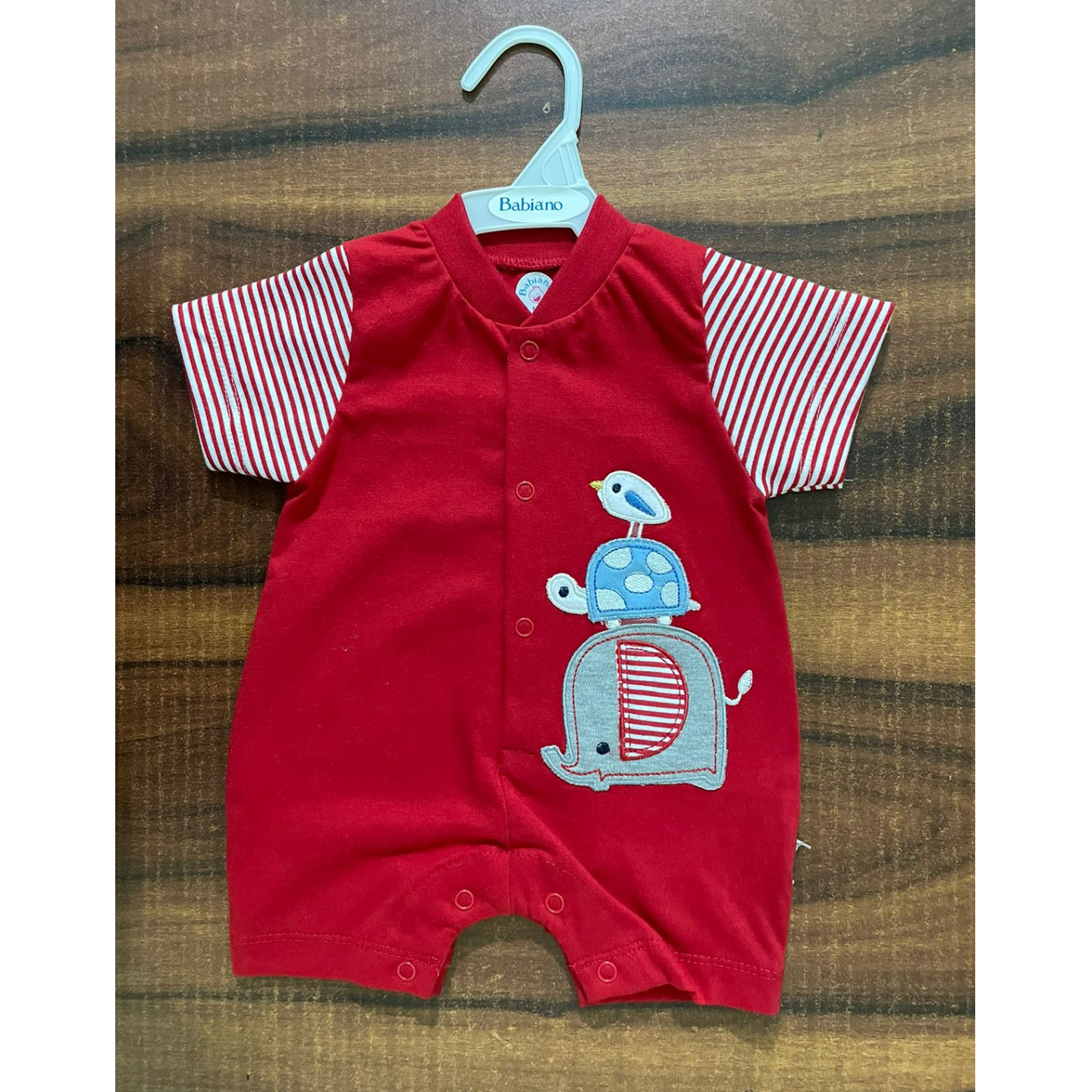 Babiano Romper 3Animals Design Made In India NB Size to 1 Year