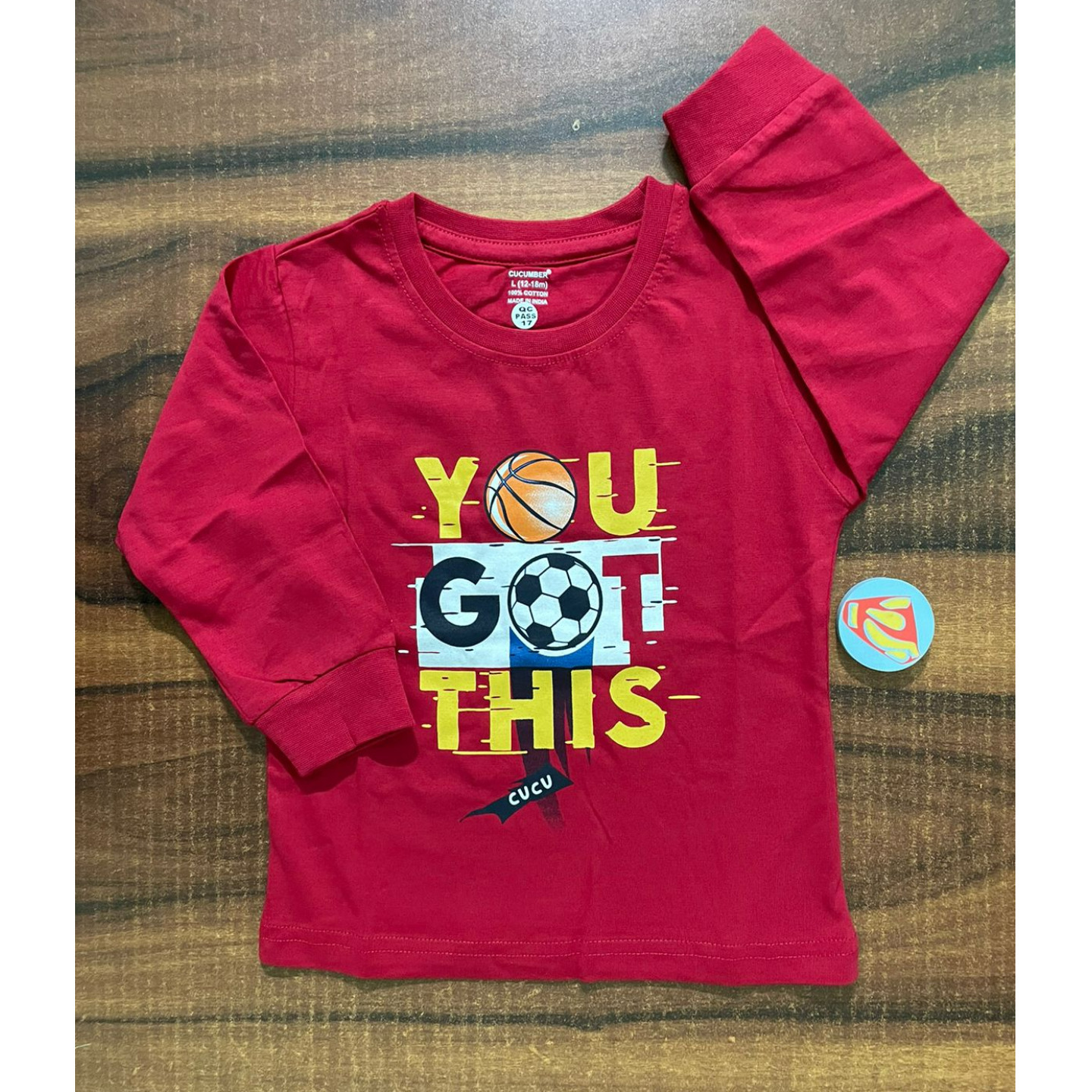 Cucumber Newborn Infant Baby Full Sleeves T-Shirts 0-3 Years