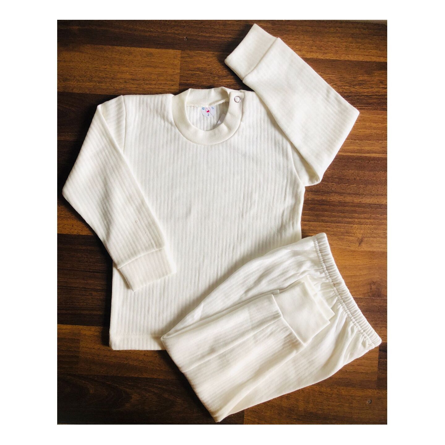 Babiano Thermal Full Sleeves Set (12 to 24 Months) White