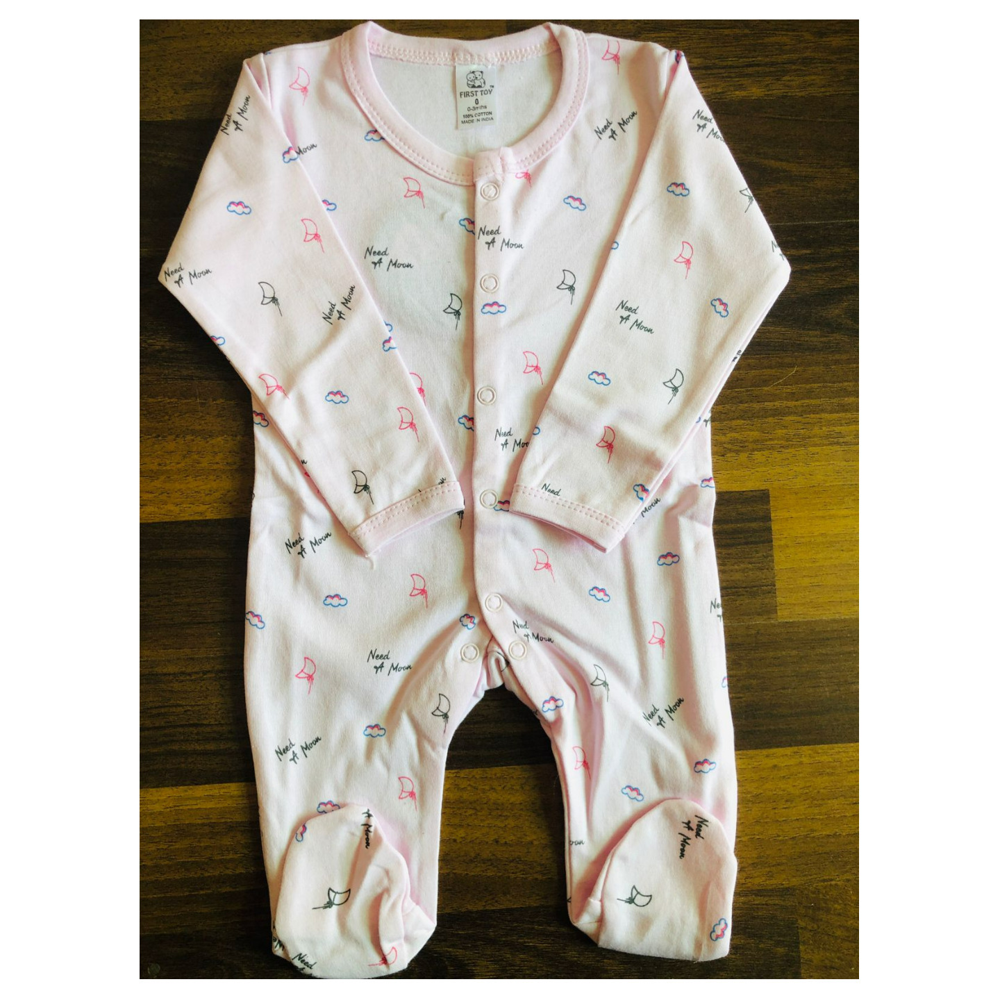First Toy Baby Rompers Baby Pink 6-9 Months