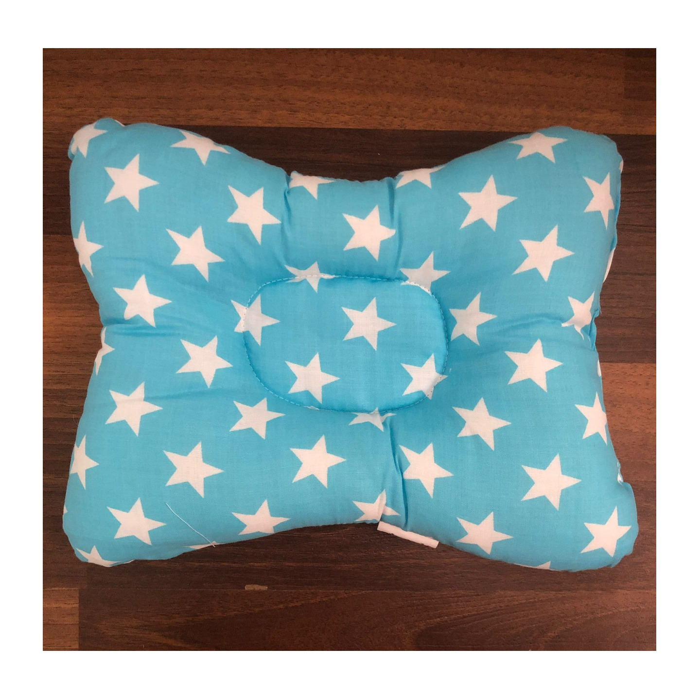 BabyNeeds Pillow New Born Babies Blue Stars (Can Use till 1 Year)