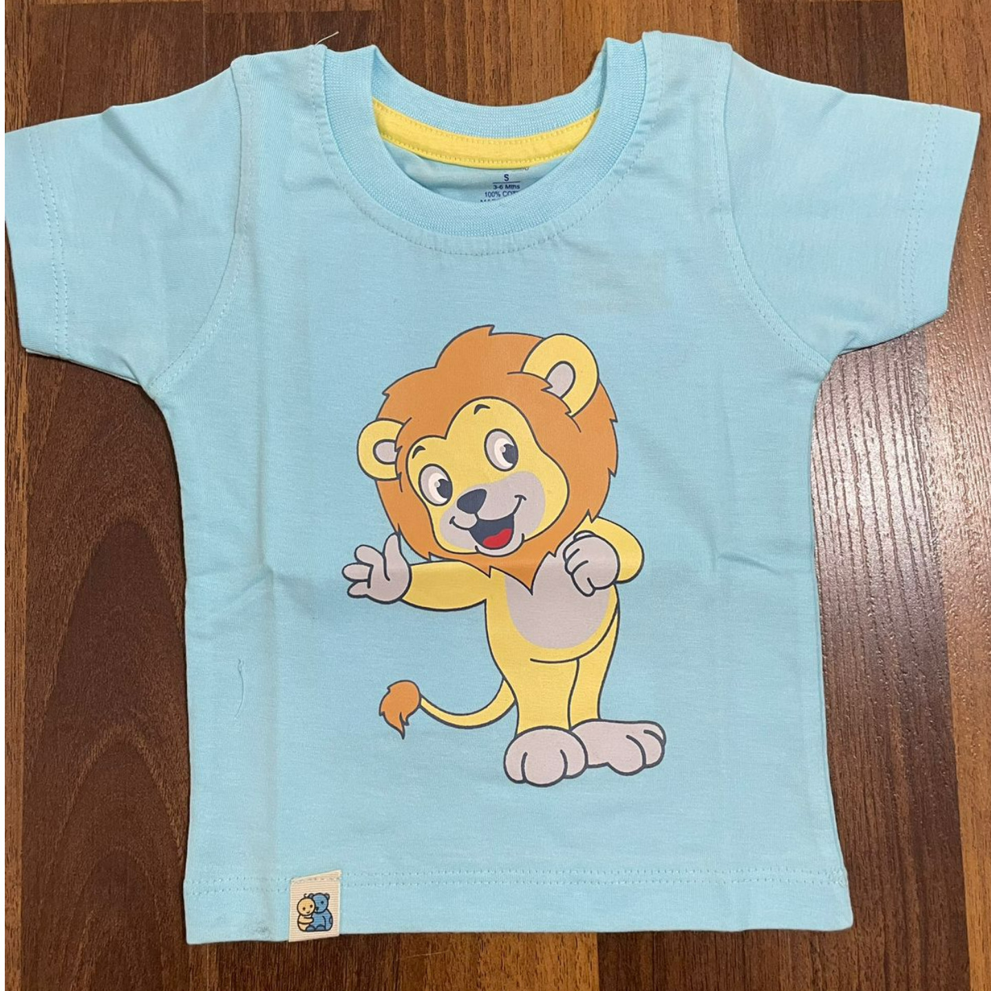 First Toy Round Neck T-Shirts Newborn Babyboy Infantt kids Lion