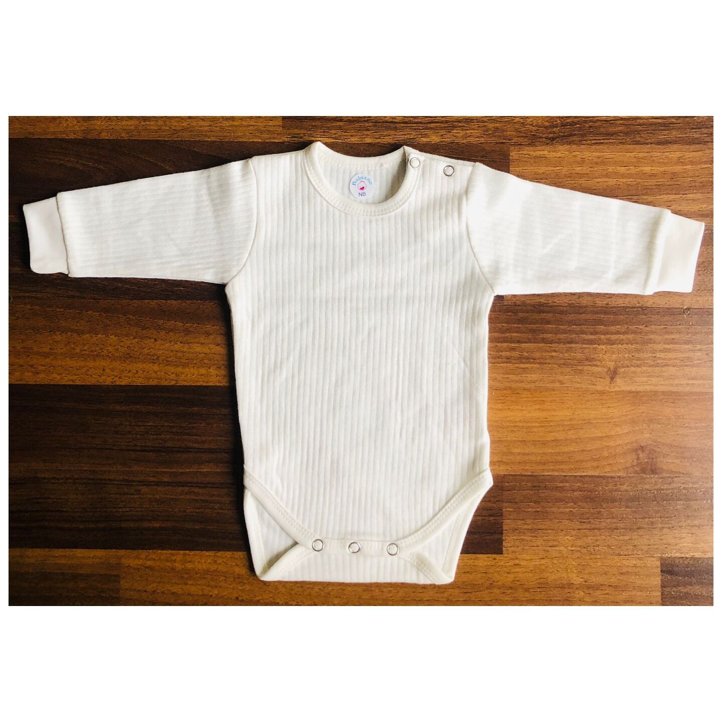 Babiano Thermal Romper Half New Born Size 3 to 6 Months White
