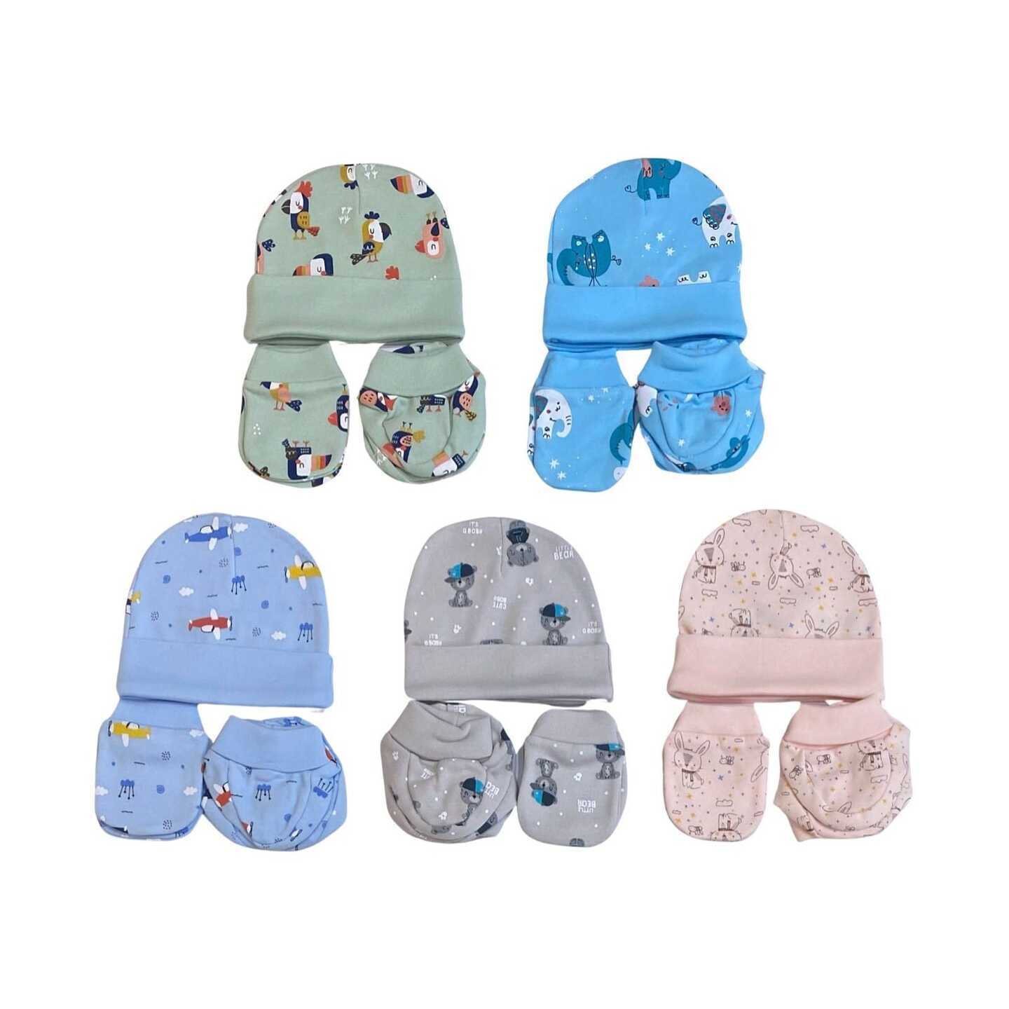 Cradle Togs Cap Mitten Bootie 0-3 Months Size
