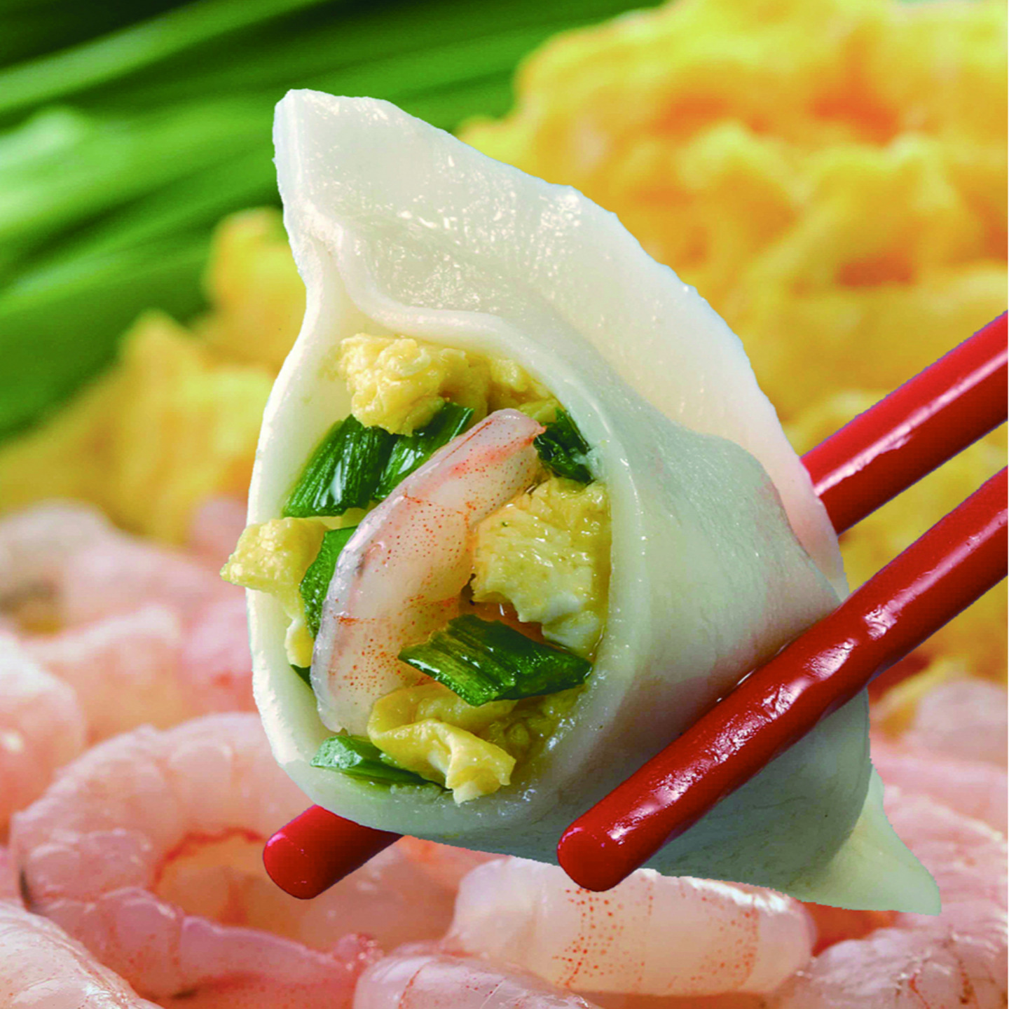 Three Delicacies Shrimp Dumplings 虾仁三鲜水饺