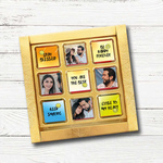Friendship Day Gift Box, Personalized Assorted Chocolate (9 Cubes)