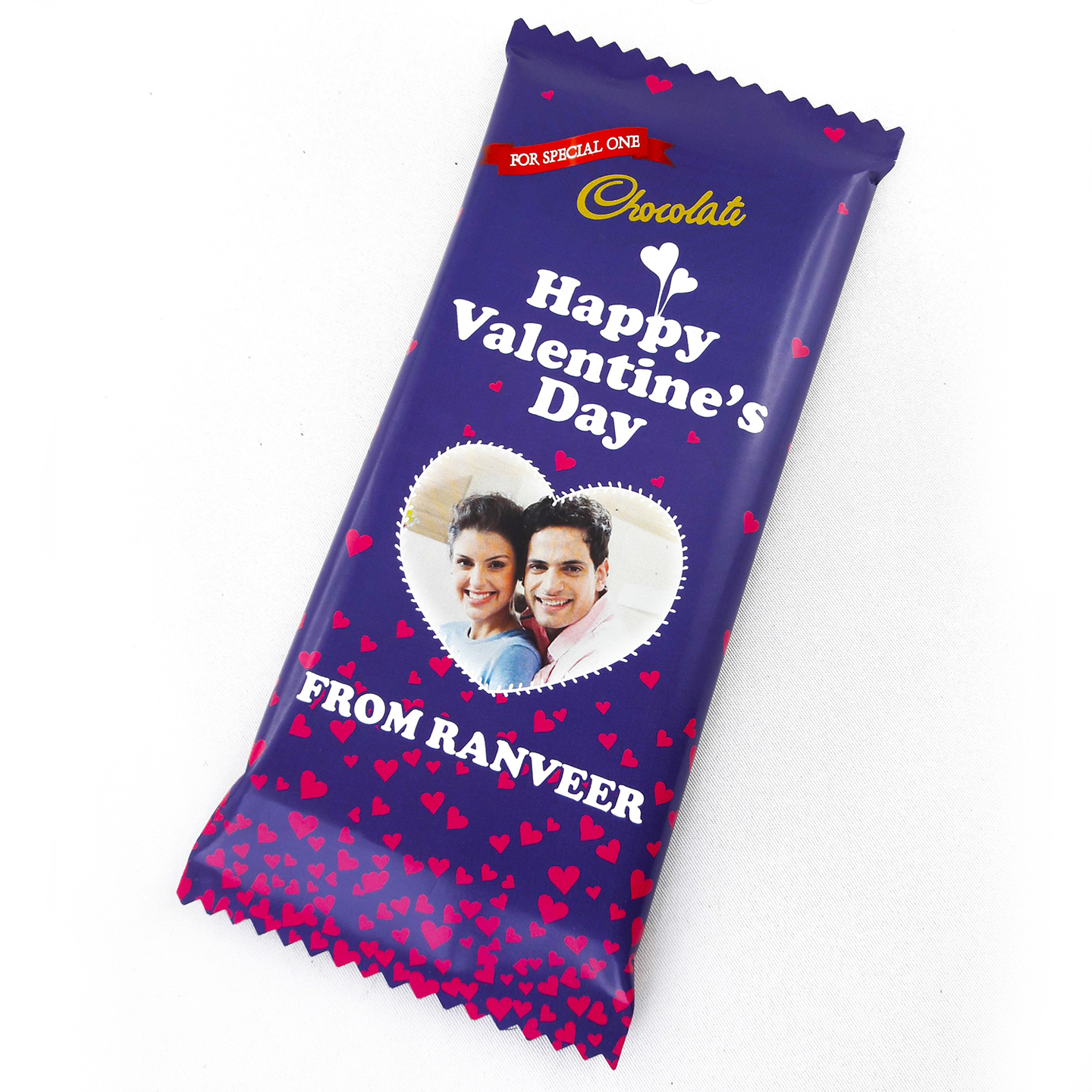 Valentines Day Gift, Personalize Chocolate Bar 100g