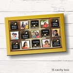 Christmas Personalized Gift Box, Assorted Chocolates 15 pcs