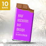 Personalize Bar Design on request for Return Gifts - 10 Bars