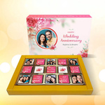 Anniversary Gift, Personalized Chocolate Box
