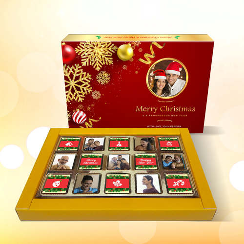 Christmas Personalized Gift Box, Assorted Chocolates