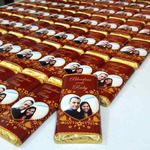 Wedding Return Gifts, Personalize Chocolates -10 Bars