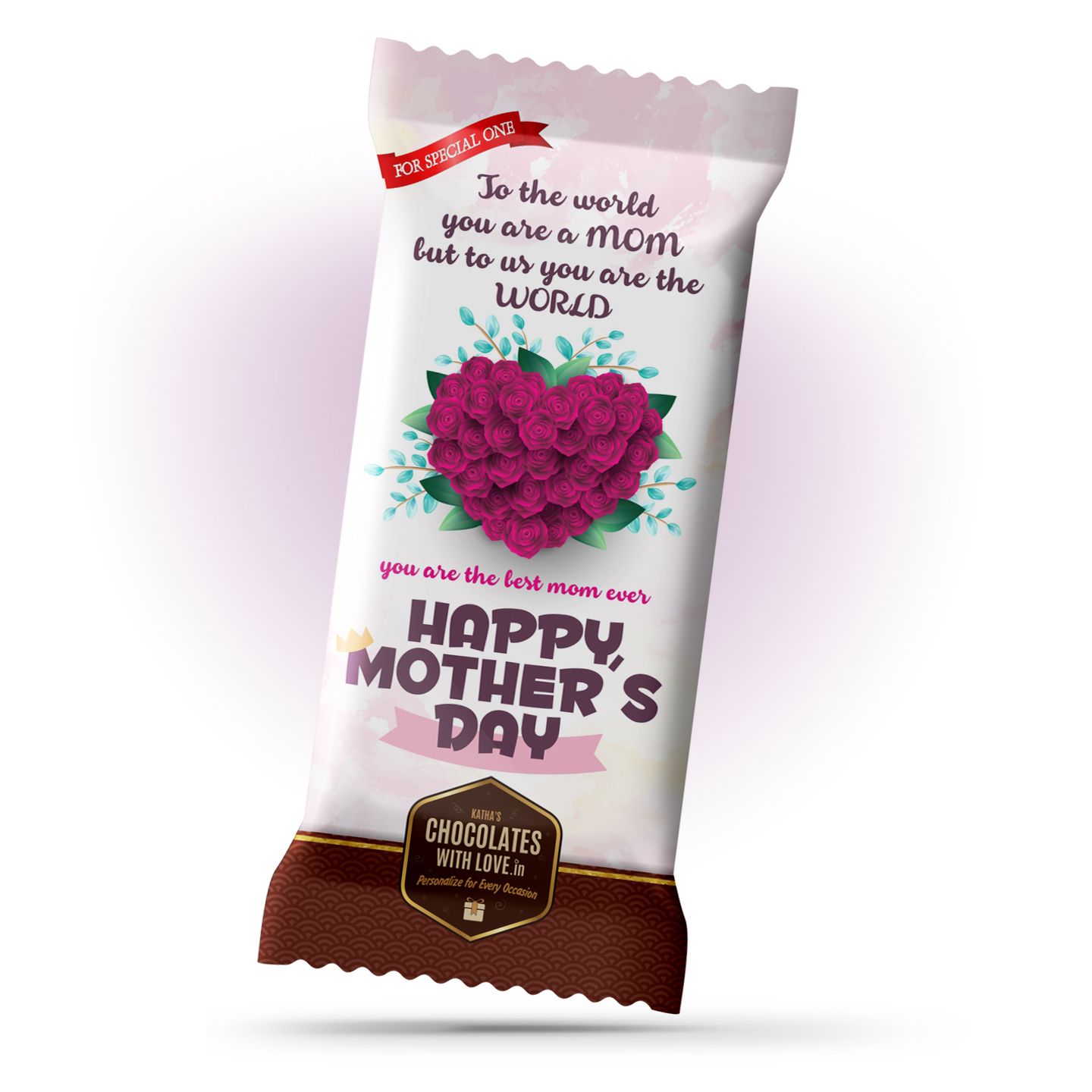 Mother's Day Gift, Chocolate Large Bar - 100g
