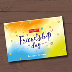 Friendship Day Gift Box, Personalized Assorted Chocolate 2 Bars + 9 Cubes