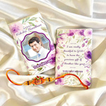 Raksha Bandhan Gift, Personalized Chocolate Box with Rakhee