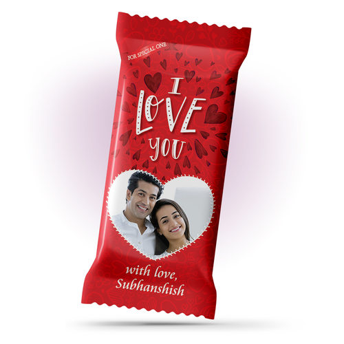 I Love You and Propose Day Gift, Personalize Chocolate Large Bar 100g