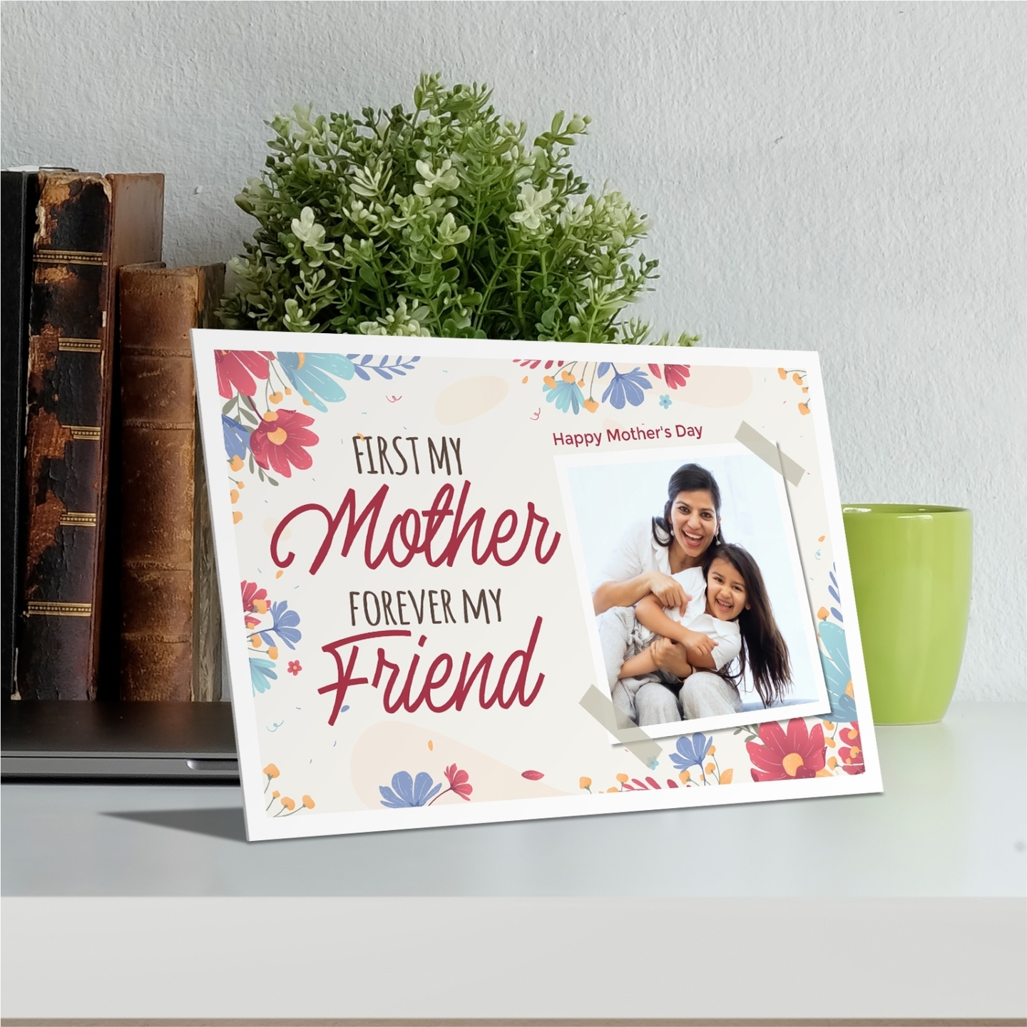 Mothers Day & Birthday Gifts for Mom, Personalized Tent Card
