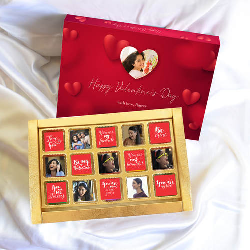 Valentines Day Personalized Gift Box, Assorted Chocolates